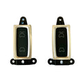 Tesla Model X 2015-2018 - Pack of 2 OEM Falcon Door Closure Components, Interior Trim & Sensor - Satin - 1080487-00-A