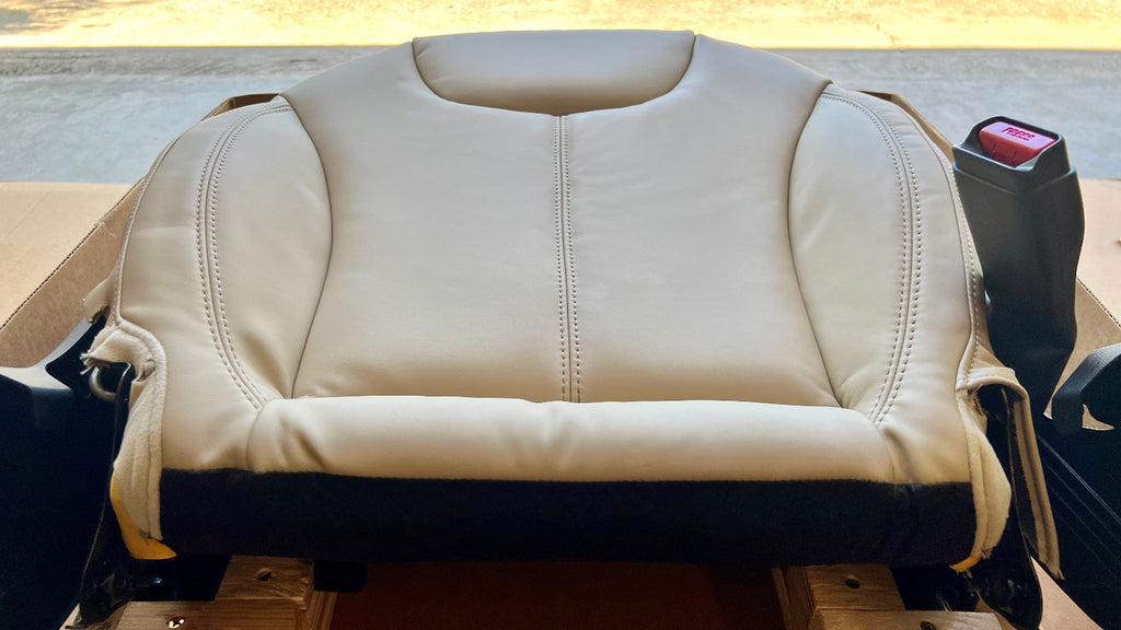Tesla Model S OEM - Canada|Europe|APAC - 1 Row Left Hand Drive - Seat Cushion - Premium Tan - 1042911-03-B