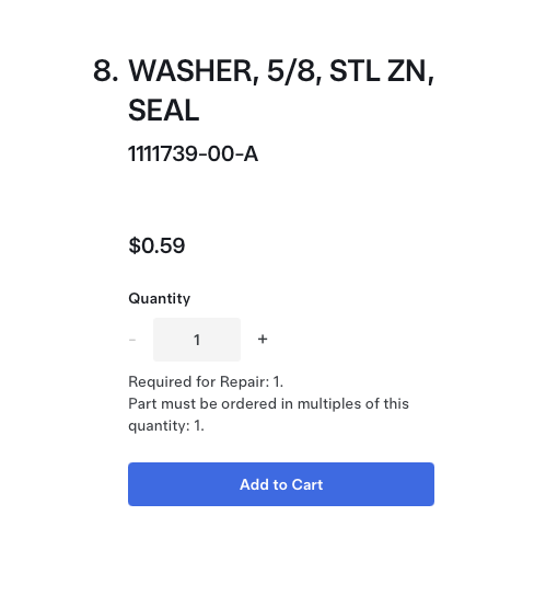 Tesla Model 3 2017-2023 - Pack of 20 OEM Thermal Management Washer 5/8 Steel with Zinc Coating, Seal - 1111739-00-A