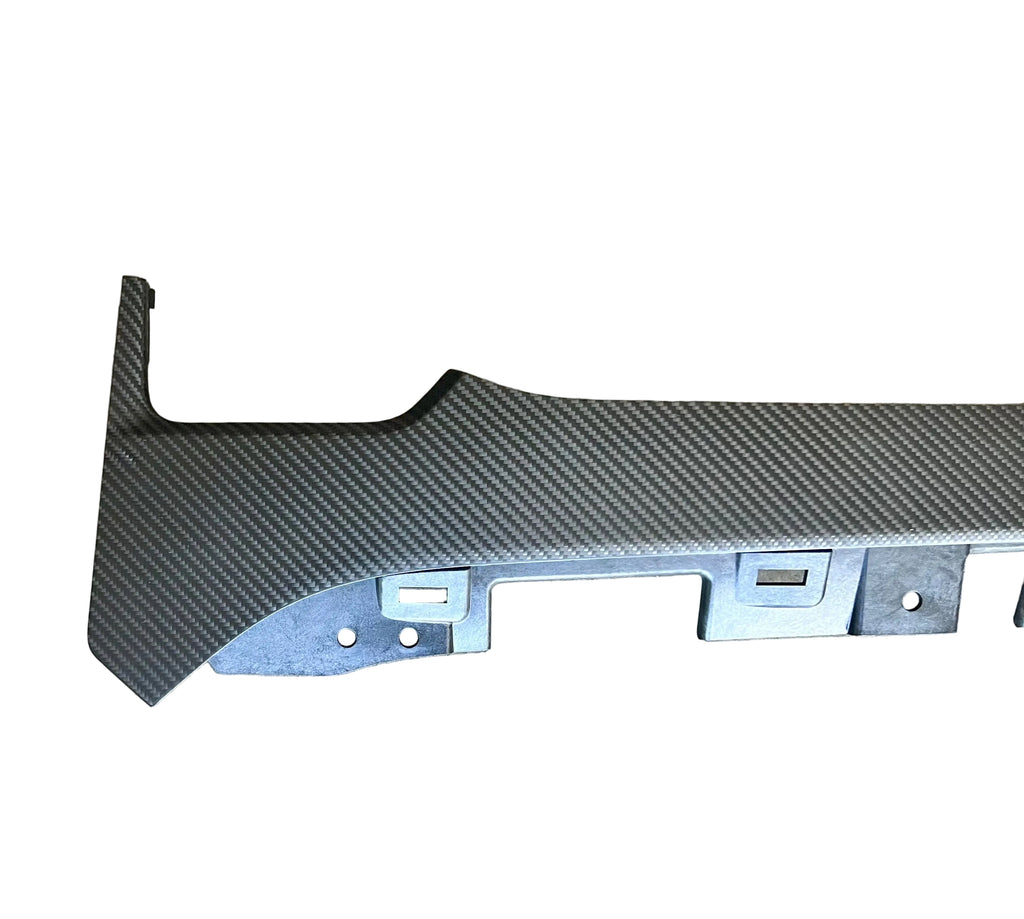Tesla Model S & X - Genuine & OEM Dashboard Instrument Panel Finisher Set - Carbon Fiber - 1042771-11-C