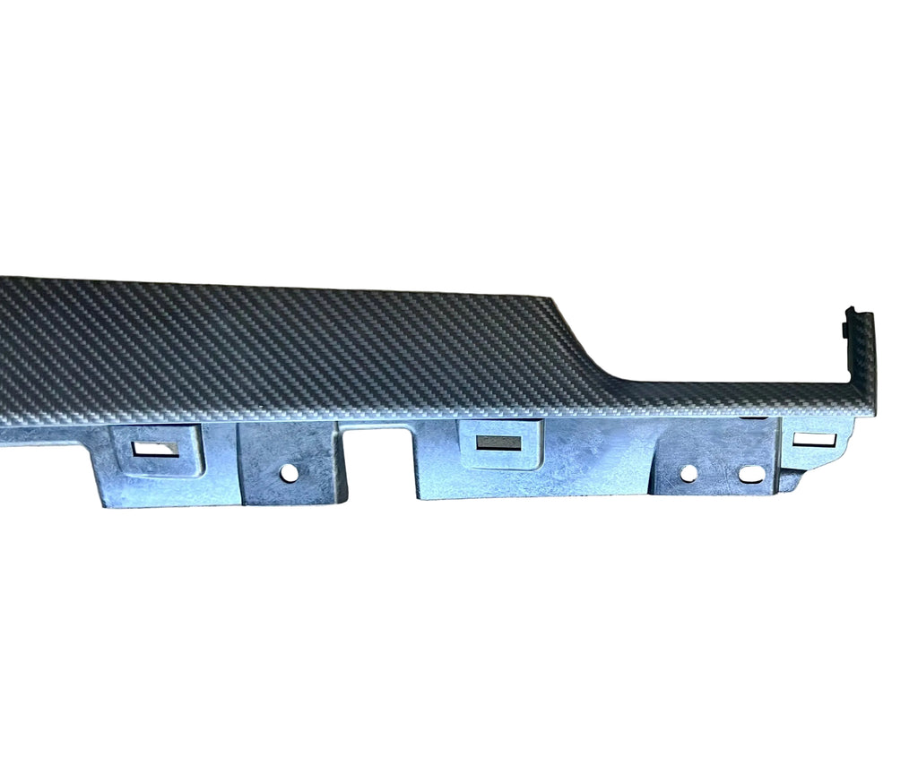 Tesla Model S & X - Genuine & OEM Dashboard Instrument Panel Finisher Set - Carbon Fiber - 1042771-11-C
