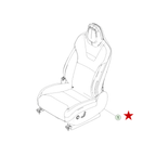Tesla Model X North America - OEM 1 Row Left Hand Seat Assembly - Pure Vented Black - 9876527-05-A